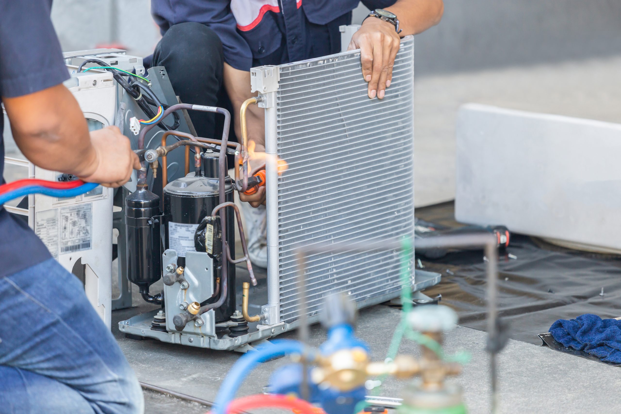 Field Service Inspection HVAC Unit